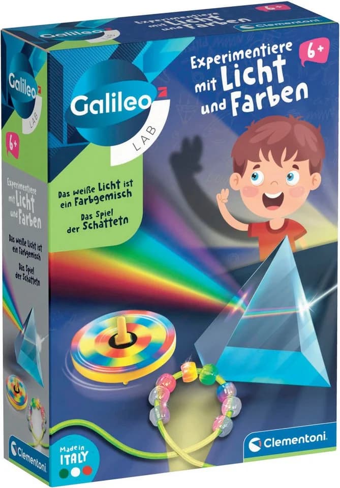 Clementoni Experimentierkasten Galileo Lab - Licht & Farben Experimente - Bild 2