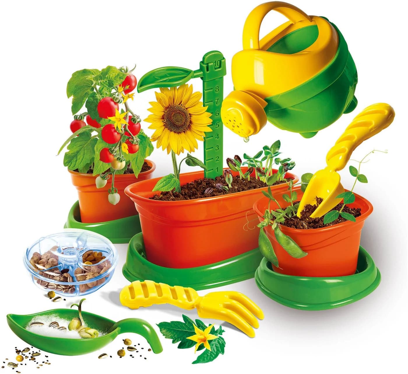 Clementoni Experimentierkasten Galileo Lab Mein erstes Botanik-Set (5+) Weiß