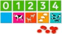 Clementoni Taktile Zahlen Montessori Lernspiel Bunt Sandpapier Bild 3