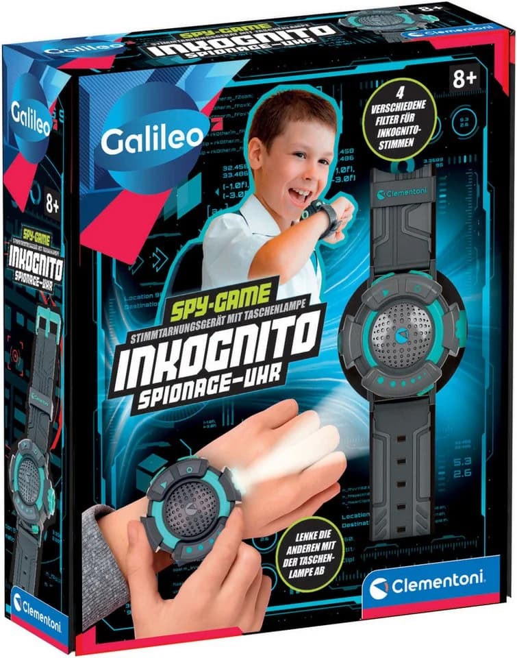 Clementoni Experimentierkasten Galileo Spy Inkognito Spionage-Uhr - Bild 2
