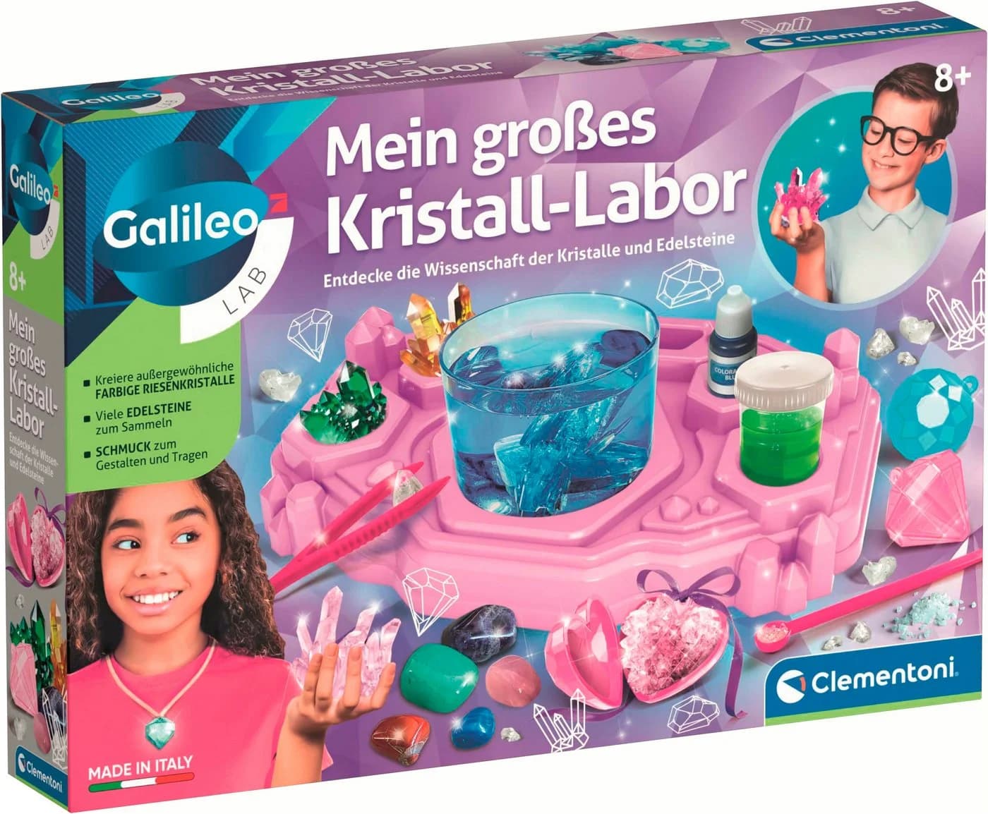Clementoni® Experimentierkasten Galileo Lab, Mein großes Kristall-Labor - Bild 2