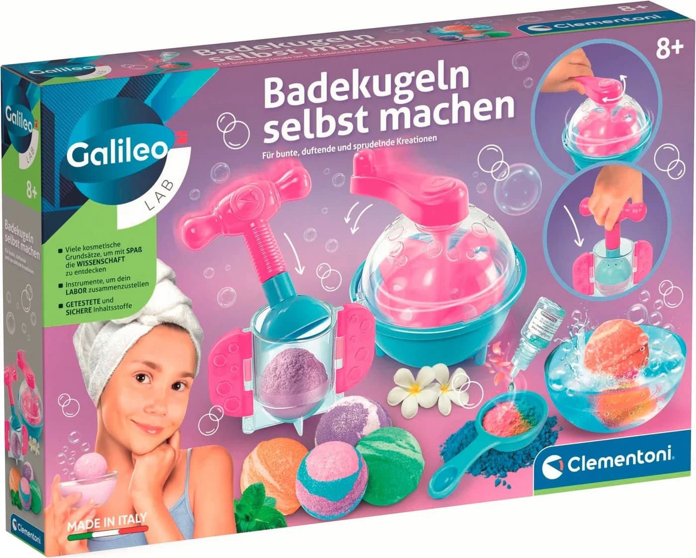 Clementoni® Experimentierkasten Galileo Lab Badekugeln selbst machen - Bild 2