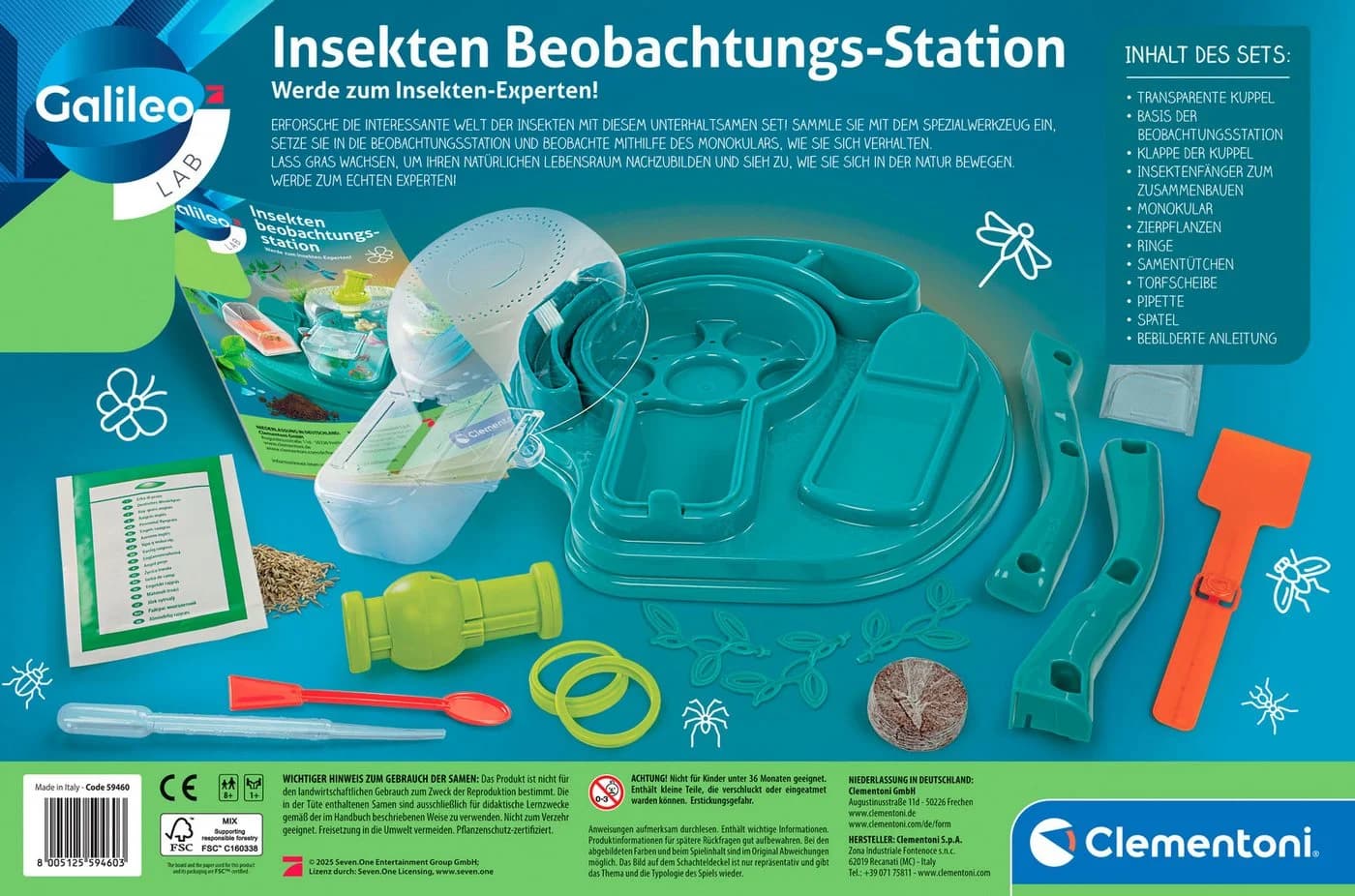 Clementoni Galileo Lab Insekten-Beobachtungsstation mit Lupe - Bild 4