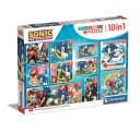 Clementoni Puzzle Sonic der Igel Heroes Rivals 10 in 1 Set Bunt Bild 3