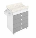 CAM Wickelkommode Asia inklusive Babywanne Beige Bild 1