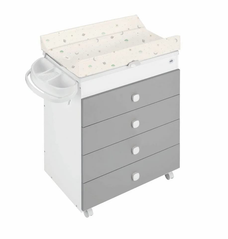 CAM Wickelkommode Asia inklusive Babywanne Beige - Bild 1