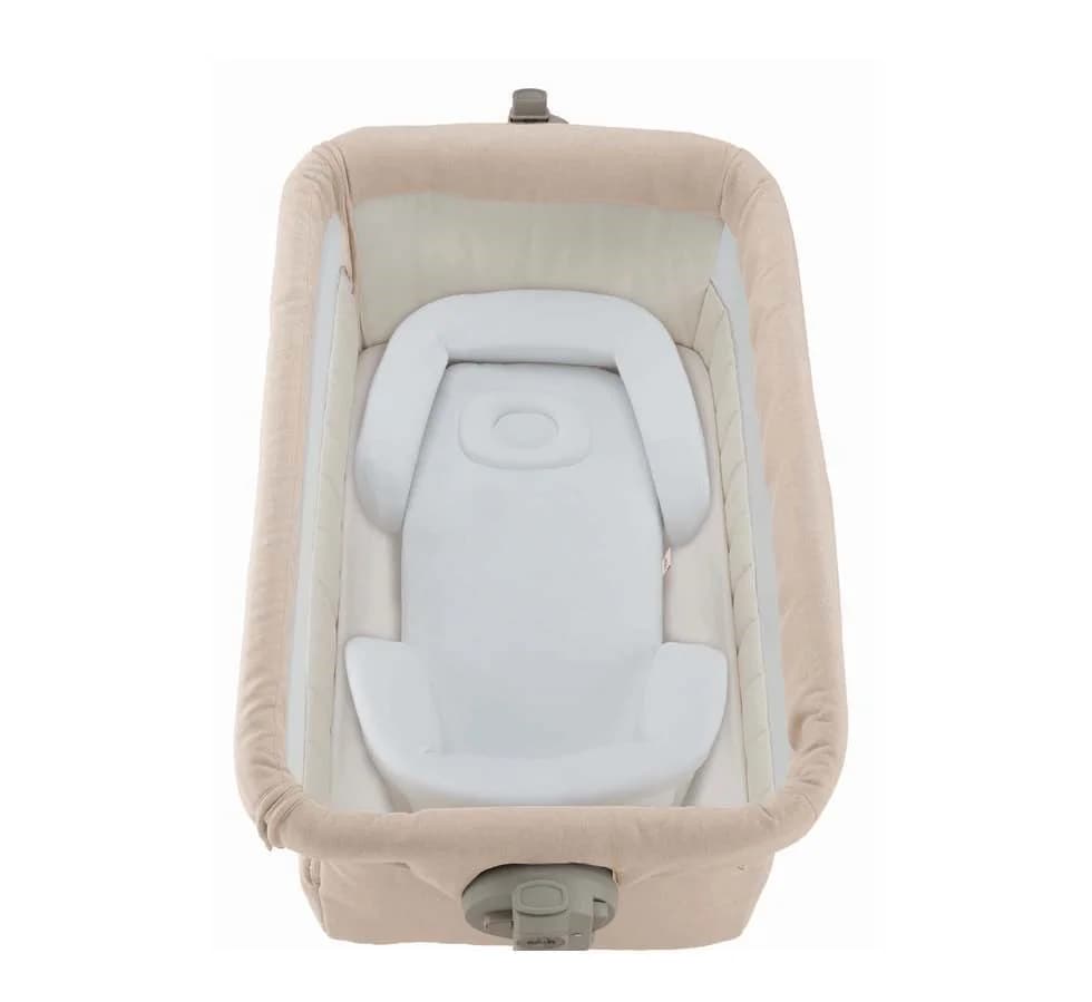 CAM Babynest Elisir Weiß Wendematratze Bambus