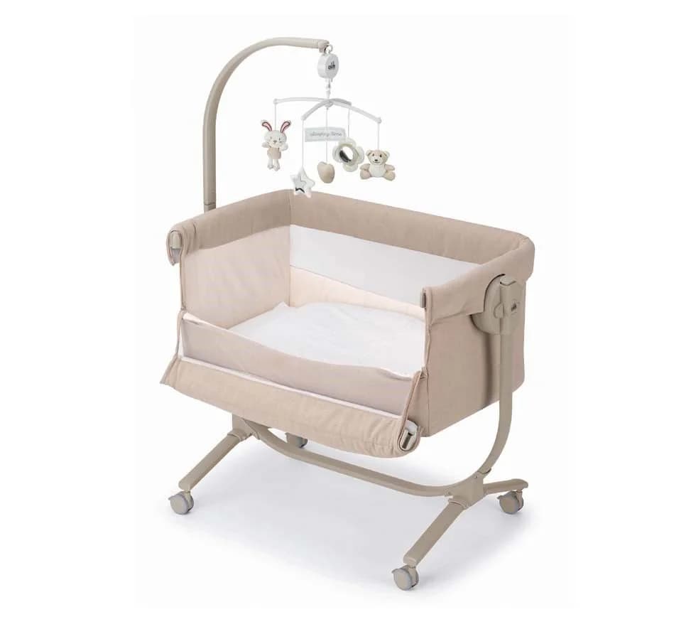 CAM Beistellbett Cullami höhenverstellbar Beige Co-Sleeping - Bild 3
