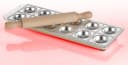 Imperia Ravioliform Ravioli Chef Aluminium für 12 Ravioli mit Nudelholz Bild 2