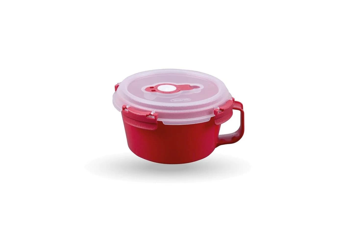 Tontarelli Frischhaltedose 0,85 L Kunststoff Rot Luftdicht Mikrowellengeeignet - Bild 2