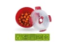 Tontarelli Frischhaltedose 0,85 L Kunststoff Rot Luftdicht Mikrowellengeeignet Bild 5