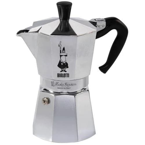 BIALETTI Moka Express Espressokocher Grau Aluminium 6 Tassen