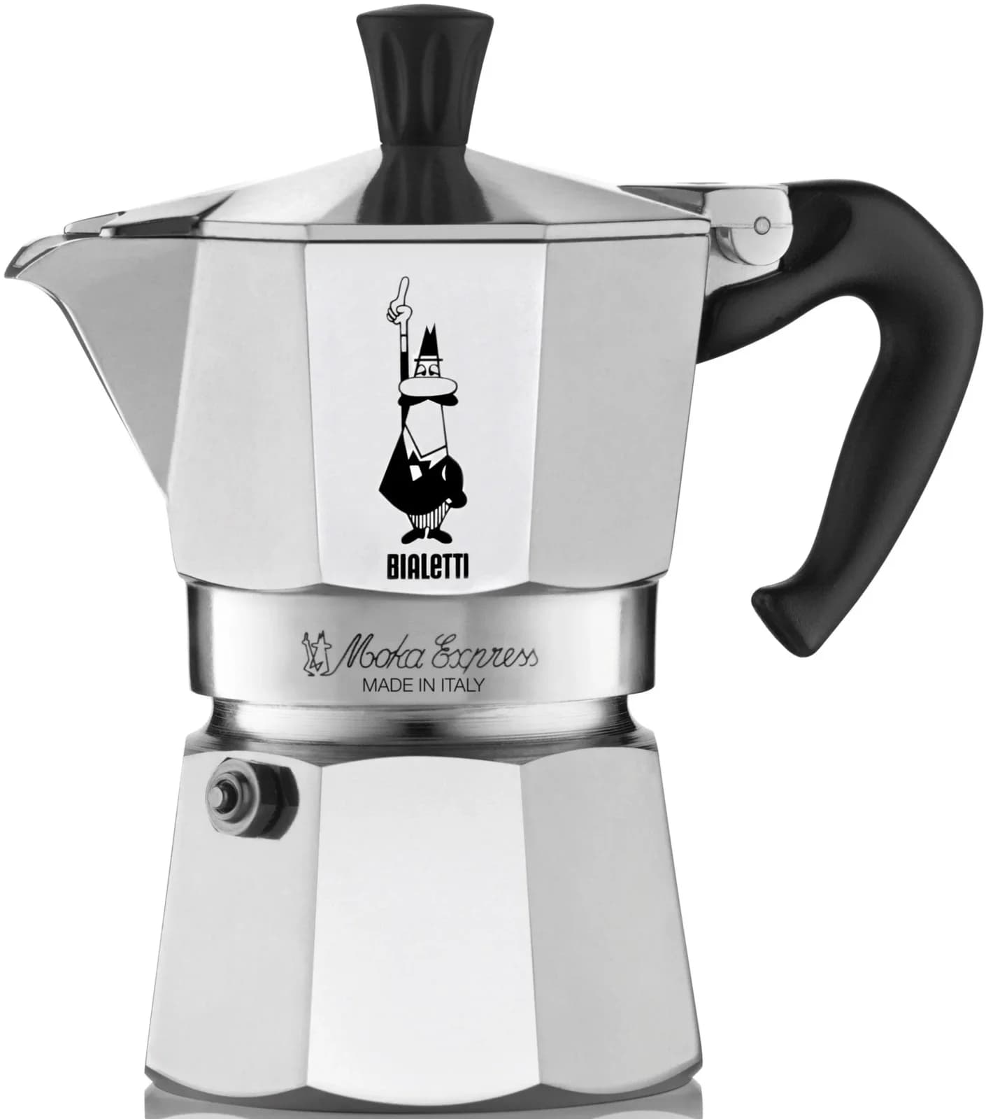 BIALETTI Moka Express Espressokocher 2 Tassen Aluminium