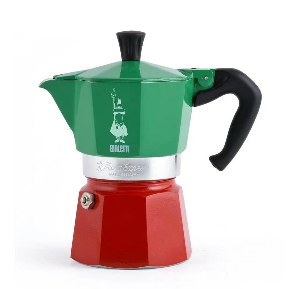BIALETTI La Mokina Italia Espressokocher 2 Tassen Aluminium Bunt
