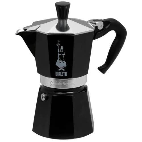 Bialetti Moka Express 6TZ nera Espressokocher 6 Tassen Schwarz