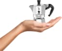 BIALETTI Moka Express La Mokina Espressokocher Grau Aluminium Bild 1
