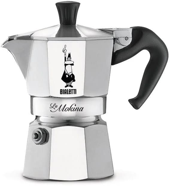 BIALETTI Moka Express La Mokina Espressokocher Grau Aluminium - Bild 2