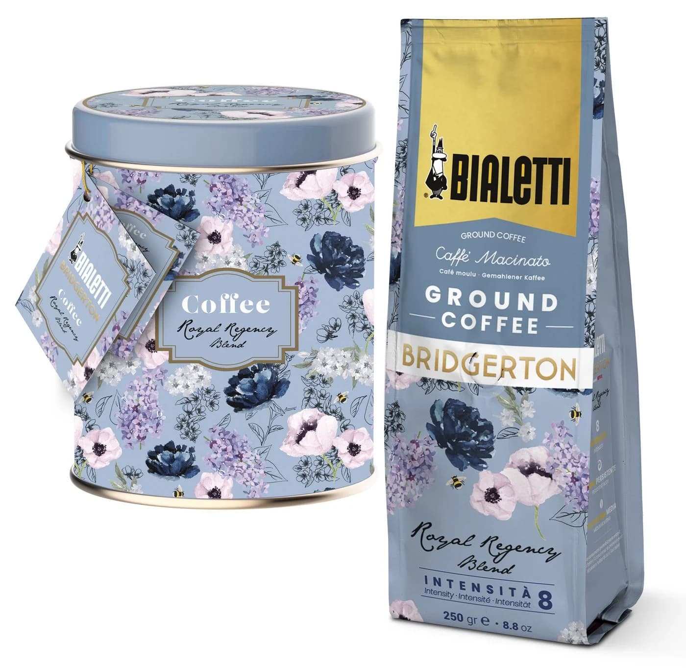 BIALETTI Bridgerton Kaffeedose Metall mit 250g Royal Regency Blend Kaffee - Bild 2