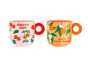 BIALETTI Kaffeebecher 2er Set 300ml Porzellan Mercato Della Fruta Bunt Bild 2