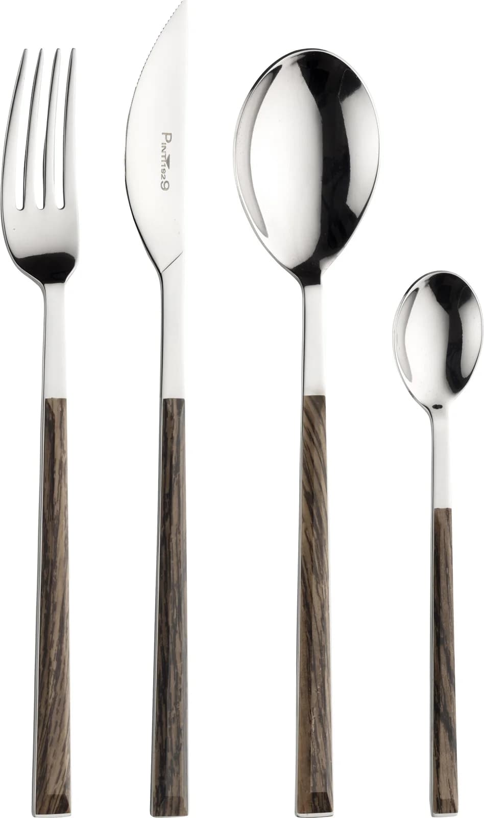 Pinti Inox Sushi Besteckset 24-tlg. Edelstahl Wenge-Optik