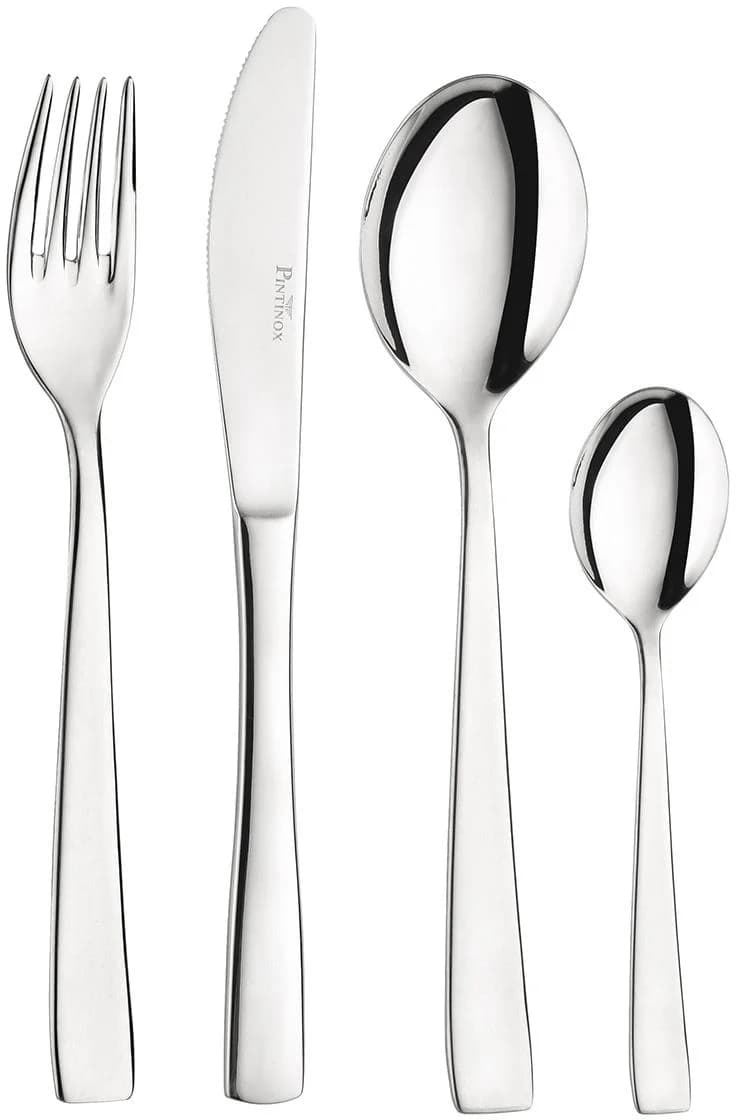 Besteck-Set PINTINOX GAMMA 24-tlg. Edelstahl 18/10 Silber