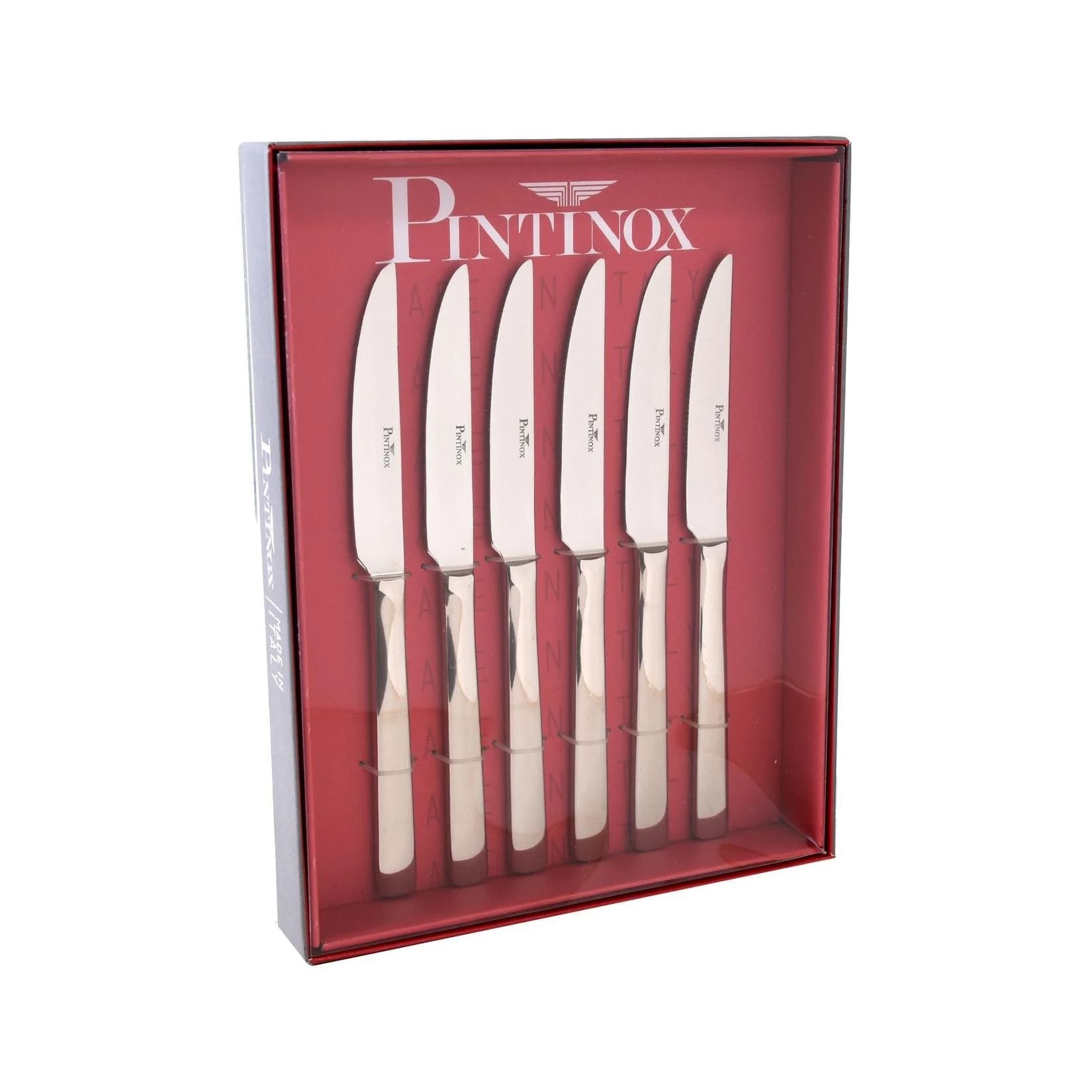 Pinti Inox Steakmesser Set 6tlg. Edelstahl Millenium