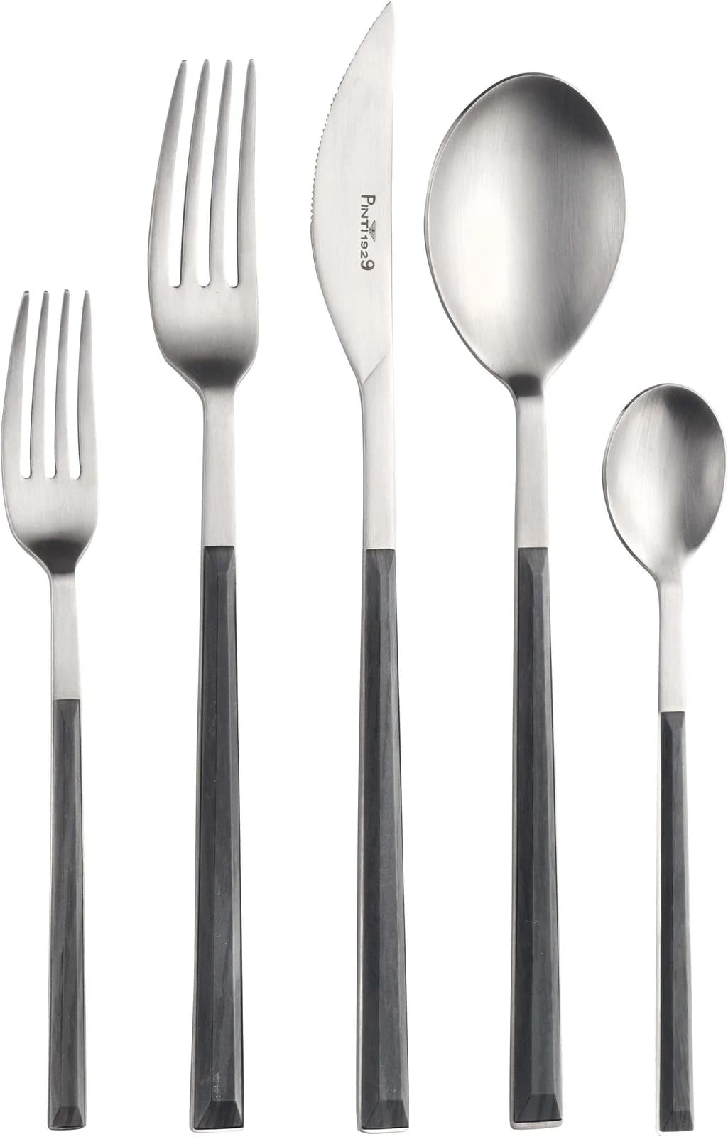 Pinti Inox Besteck-Set Sushi 30-tlg. Edelstahl 18/0 Kunststoffgriff Grau