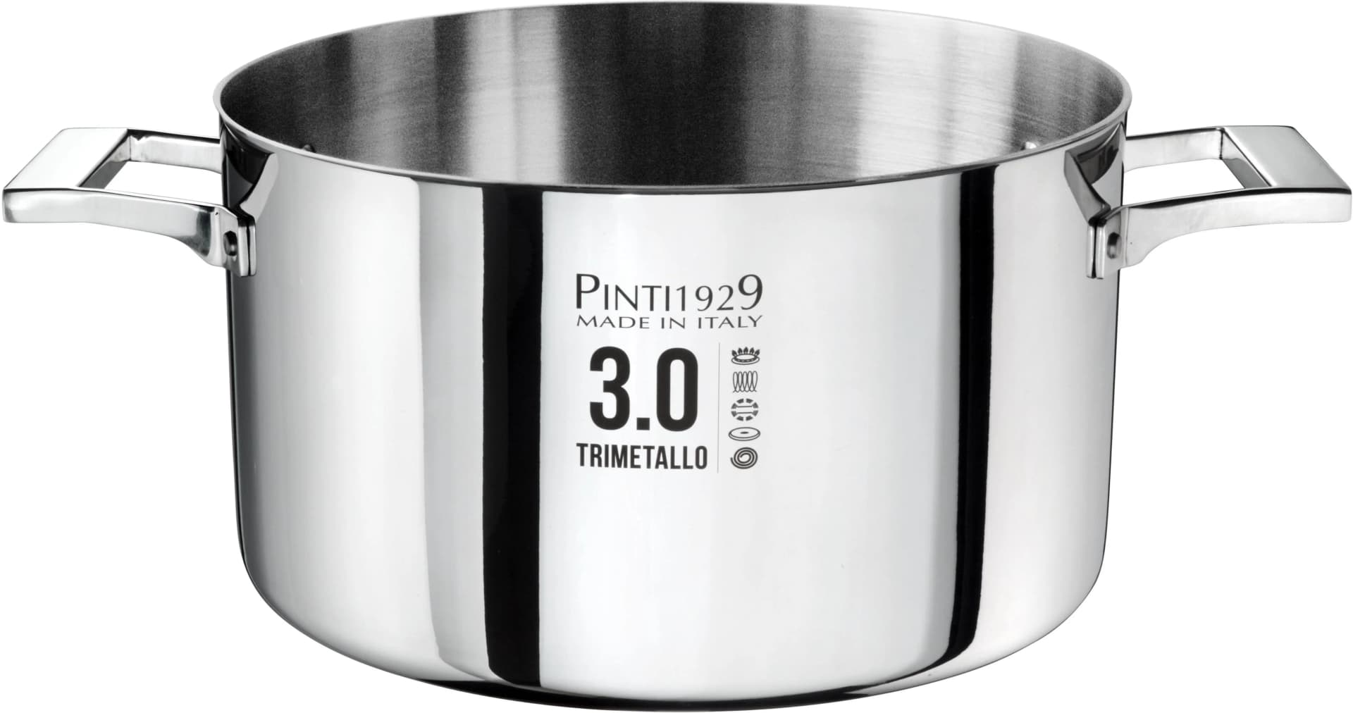 Fleischtopf PINTINOX "Century 3.0" Silber 3-Schicht-Material Induktion