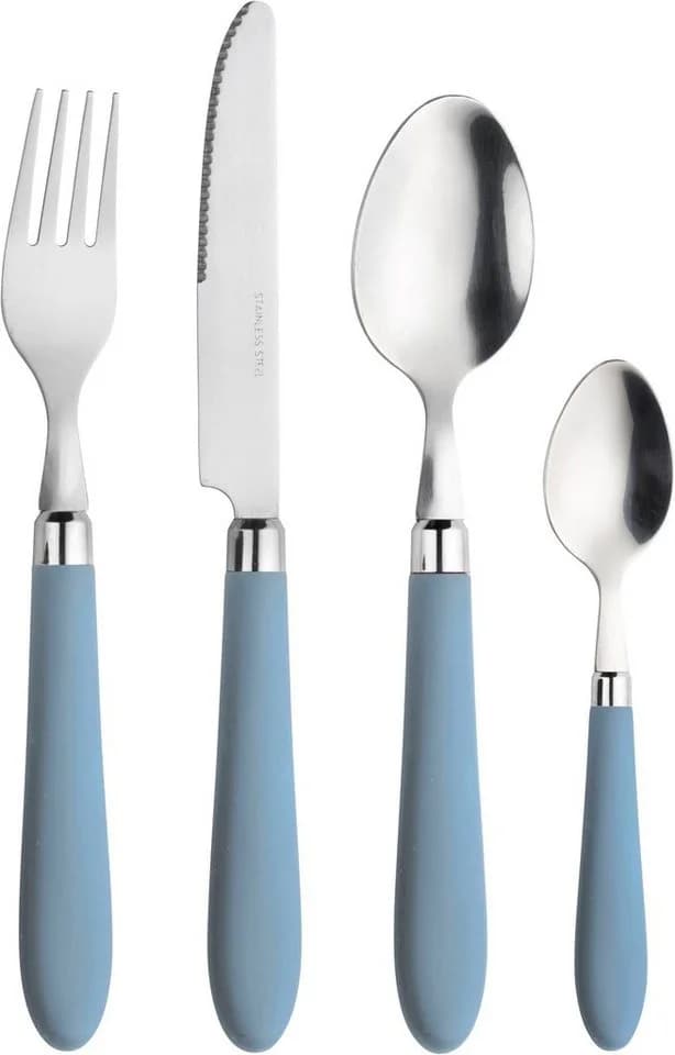 PINTINOX Besteck-Set Daisy 0 24-tlg. blau Edelstahl 18/0 - Bild 2