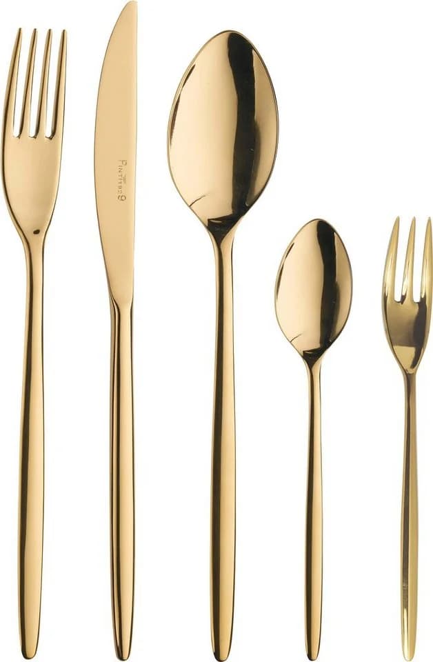 PINTINOX Besteck-Set Olivia Treasure 30-tlg. Gold Edelstahl 18/10 - Bild 2