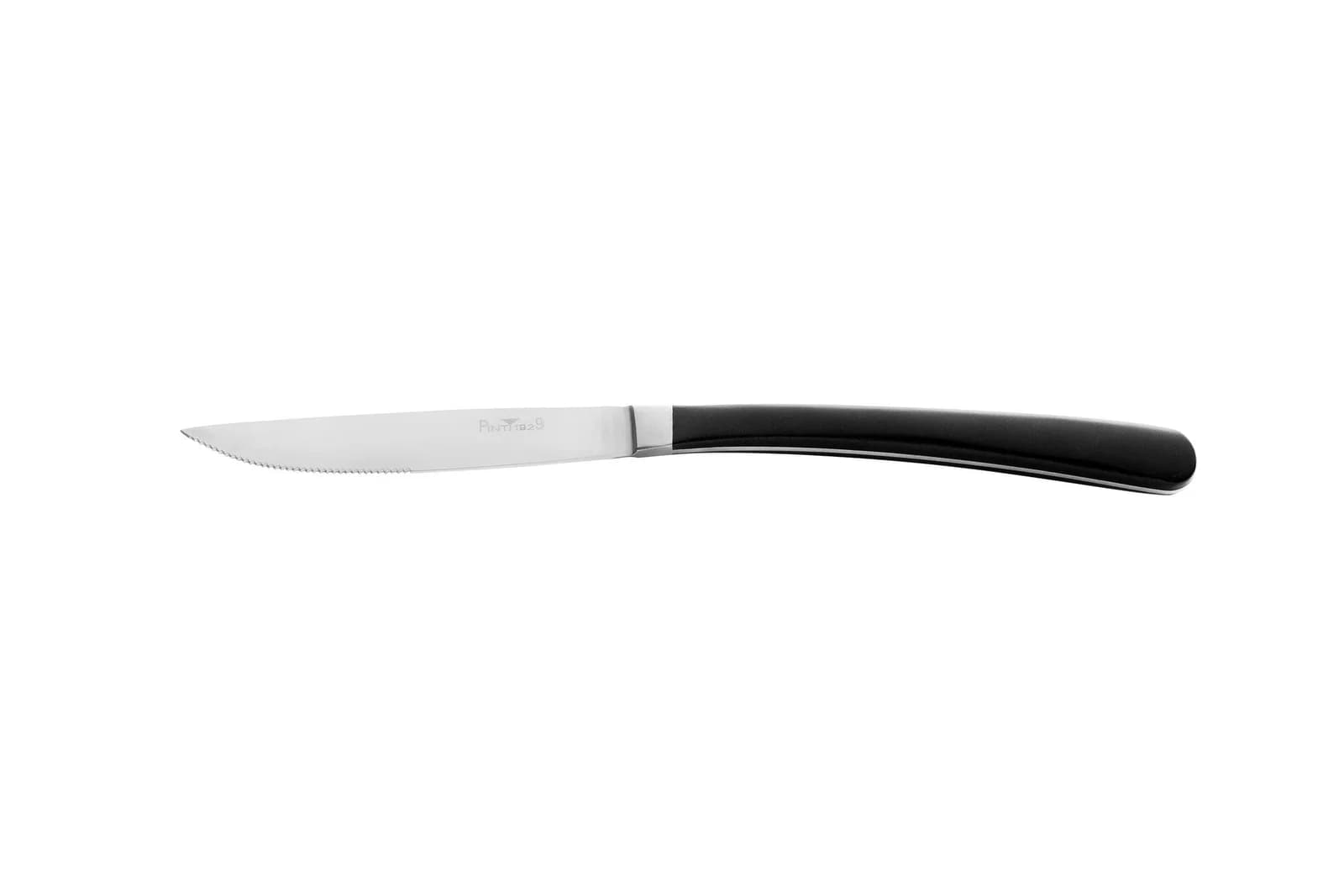 PINTINOX Steakmesser KOBE Schwarz Edelstahl Kunststoff