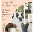 GarPet Blumentopf für Regenrohr Grau/Weiß - Vertikaler Pflanztopf Bild 3