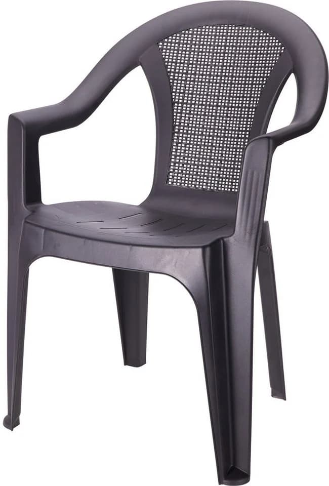 Progarden Gartenstuhl Anthrazit Stapelbar 4er Set UV-beständig - Bild 4