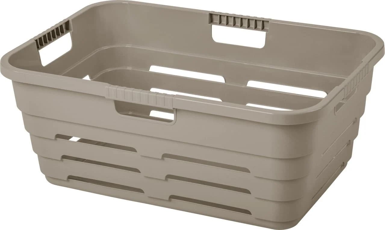 Tontarelli Wäschekorb Maya 32 L Taupe Polypropylen