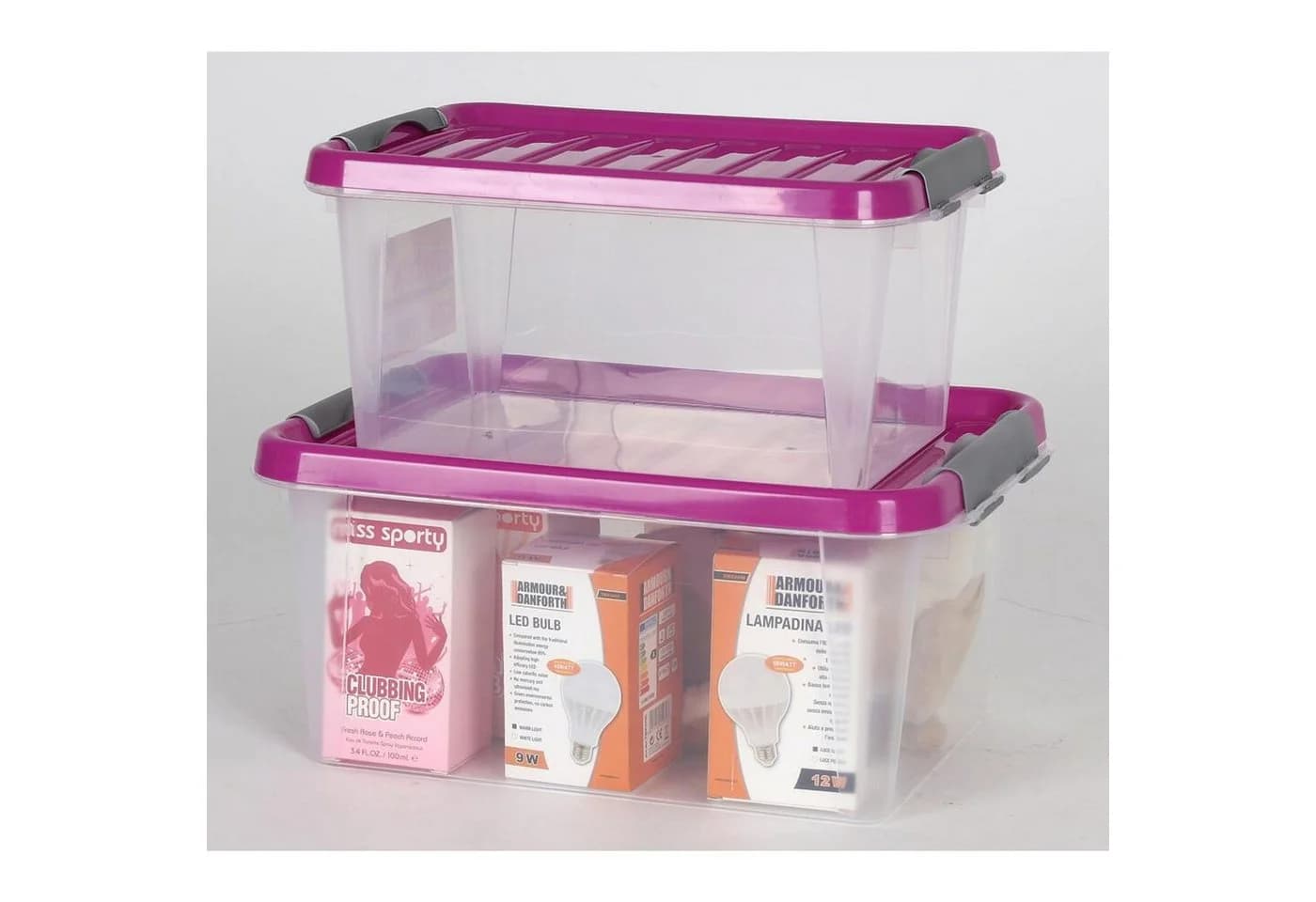 Heidrun Aufbewahrungsbox 14x Clipboxen 8L Kunststoff - Bild 3