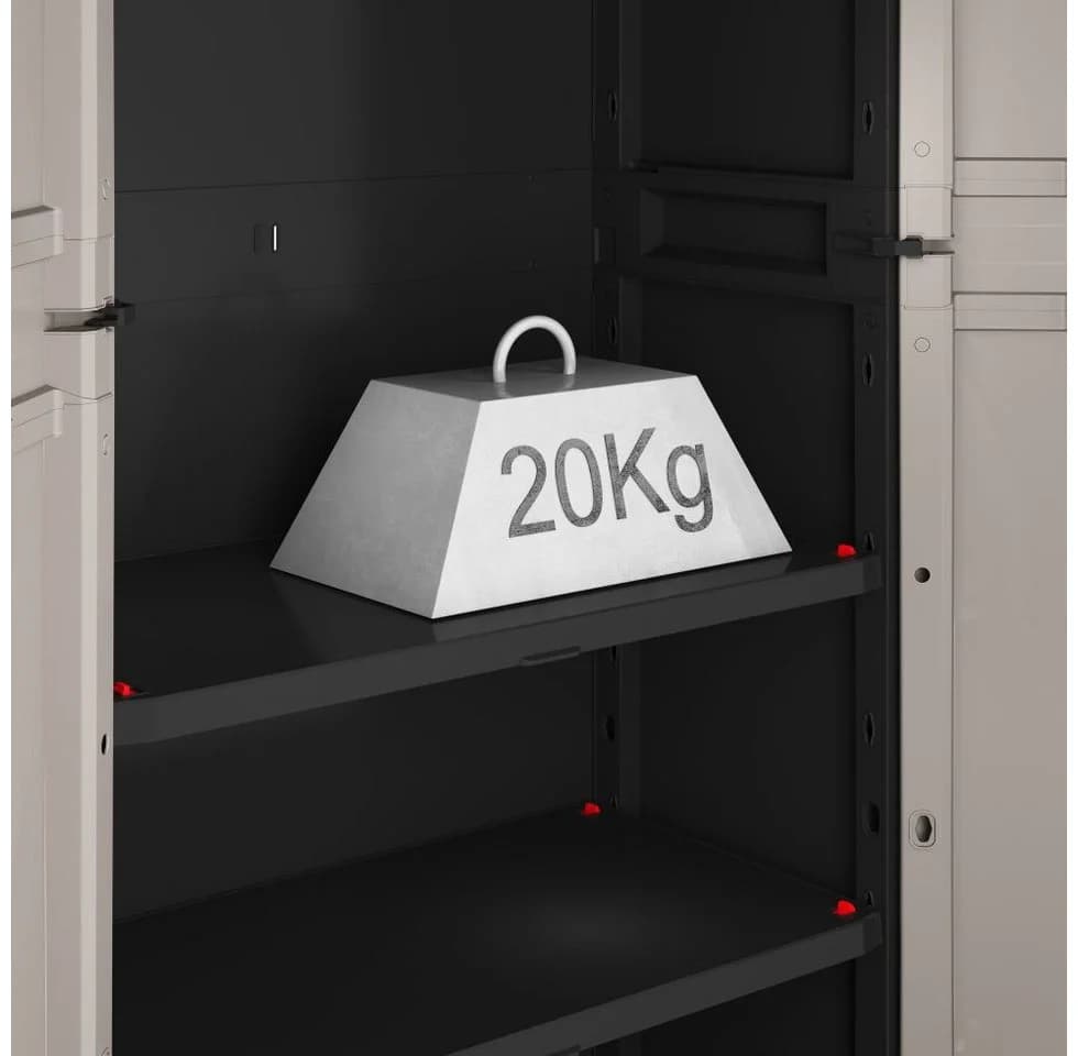 Keter Mehrzweckschrank Pro hoch 68 x 39 x 173 cm - Bild 5