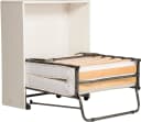 HOME AFFAIRE Schrankbett Sognum Wandklappbett Kommodenoptik Weiss Grau Bild 4