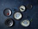 Platte ARTHUR Krupp GALAXY NEPTUNE Blau Steingut Bild 1