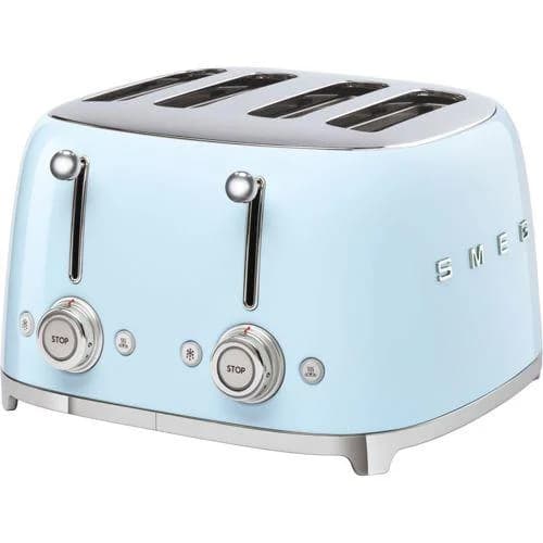 SMEG Toaster TSF03PBEU - 4-Schlitz Toaster pastellblau