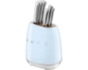 Smeg Messerblock-Set KBSF02PB 6-teilig Pastellblau Bild 1