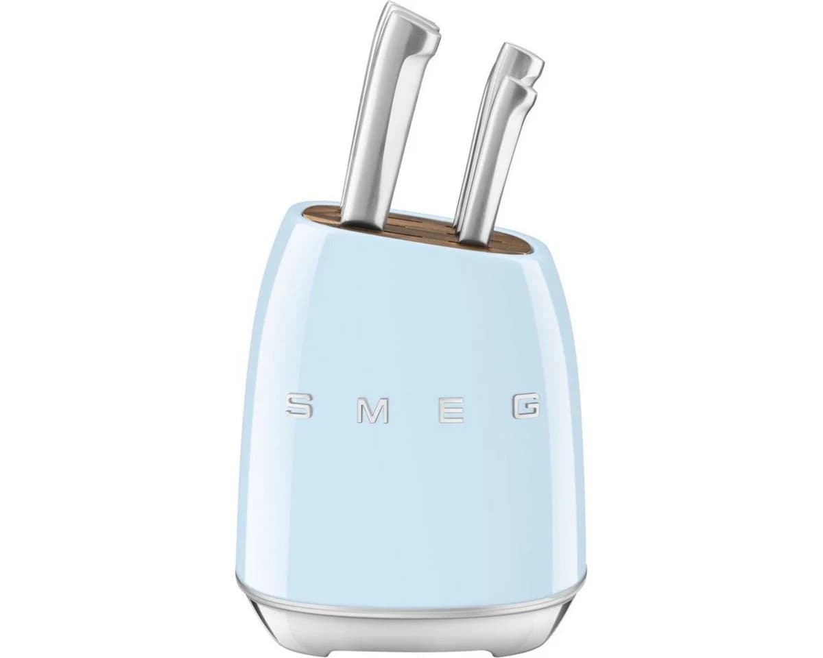 Smeg Messerblock-Set KBSF02PB 6-teilig Pastellblau - Bild 2