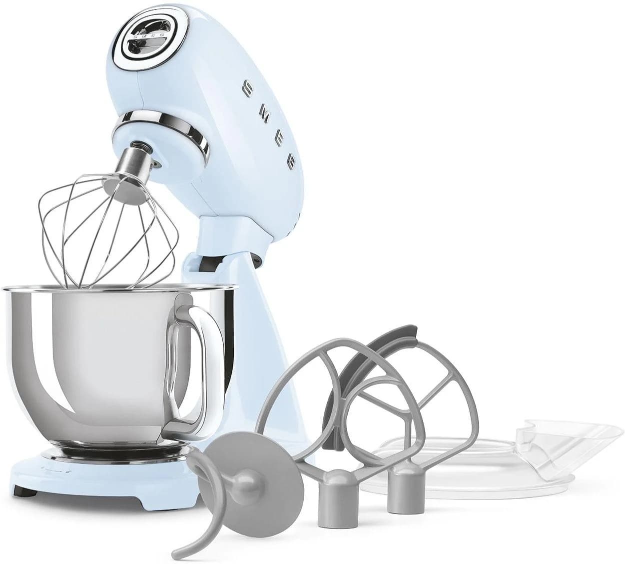 SMEG Küchenmaschine SMF05 Pastellblau 1000W Planetenrührwerk