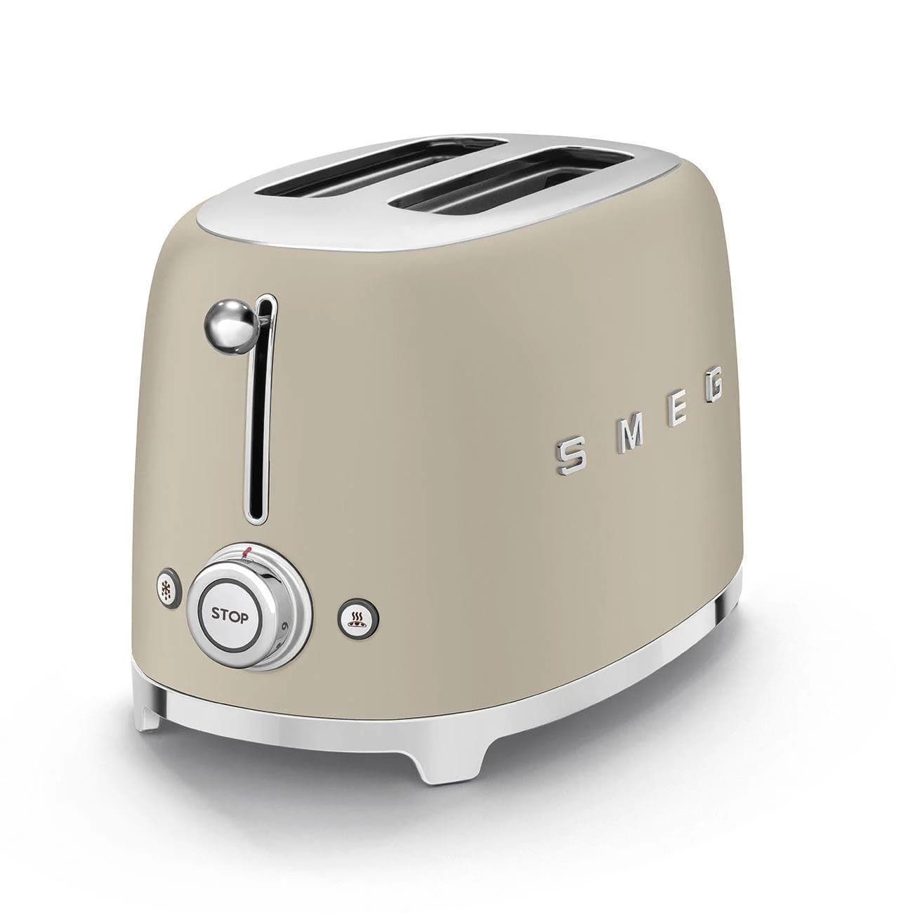 Smeg Toaster Kompakt Moonlight Matt Edelstahl