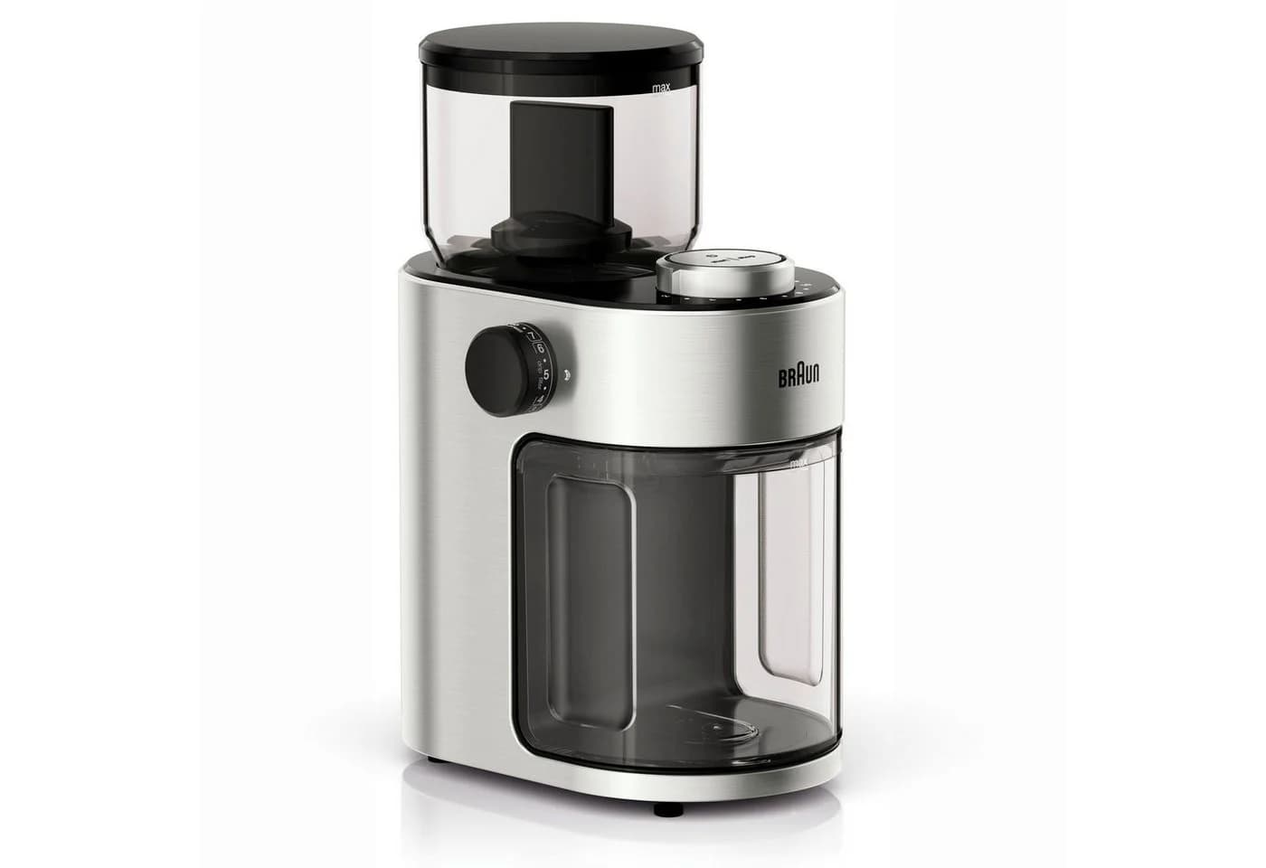 BRAUN Kaffeemühle KG 7070 Schwarz 15 Mahlgrade 220g Behälter