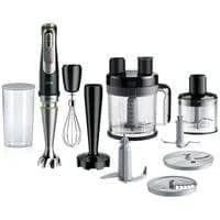 Braun Stabmixer MultiQuick 9 MQ 9187XLI Schwarz 1200W