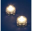 XMAS KING LED-Teelicht 2er Set Warmweiß Wasserdicht Batterie Bild 1