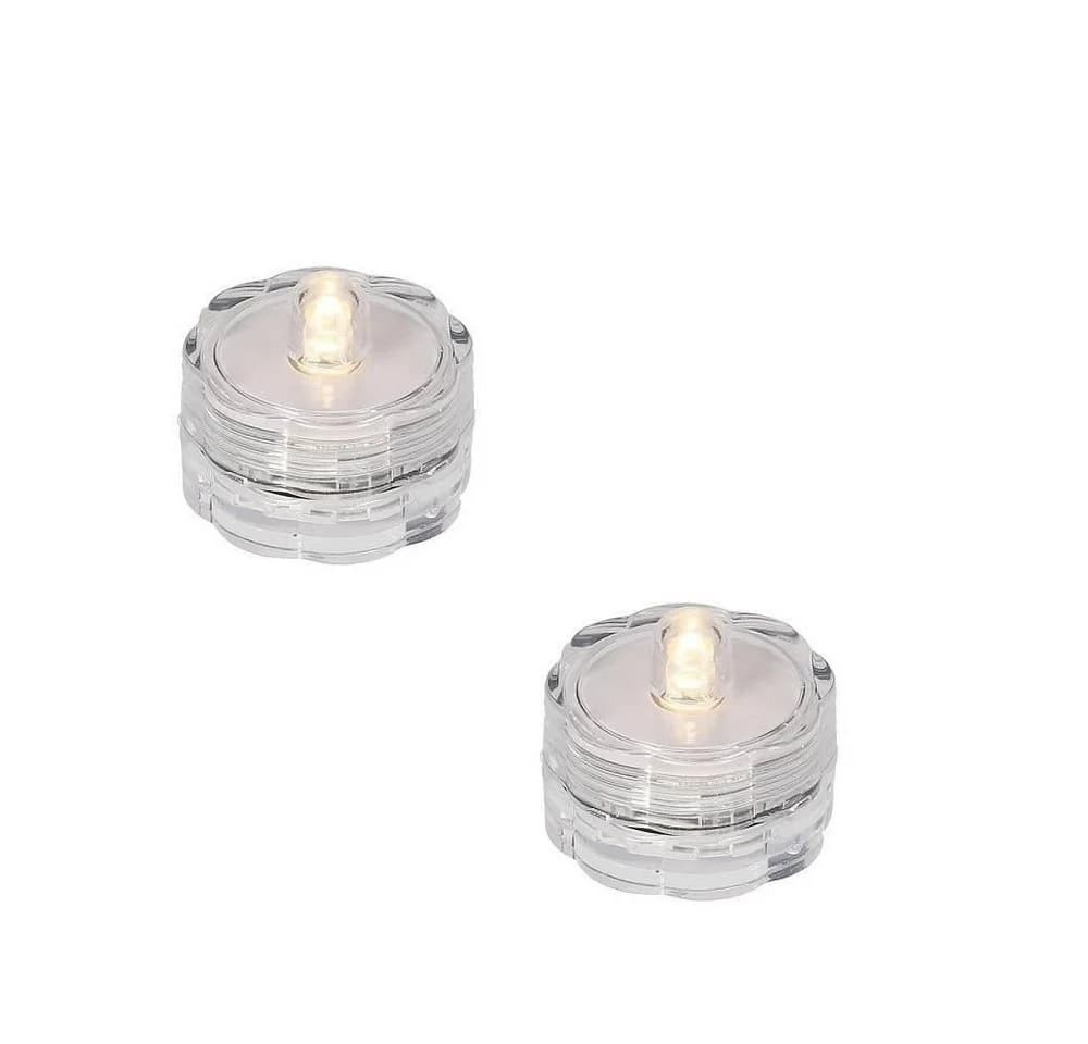 XMAS KING LED-Teelicht 2er Set Warmweiß Wasserdicht Batterie - Bild 2