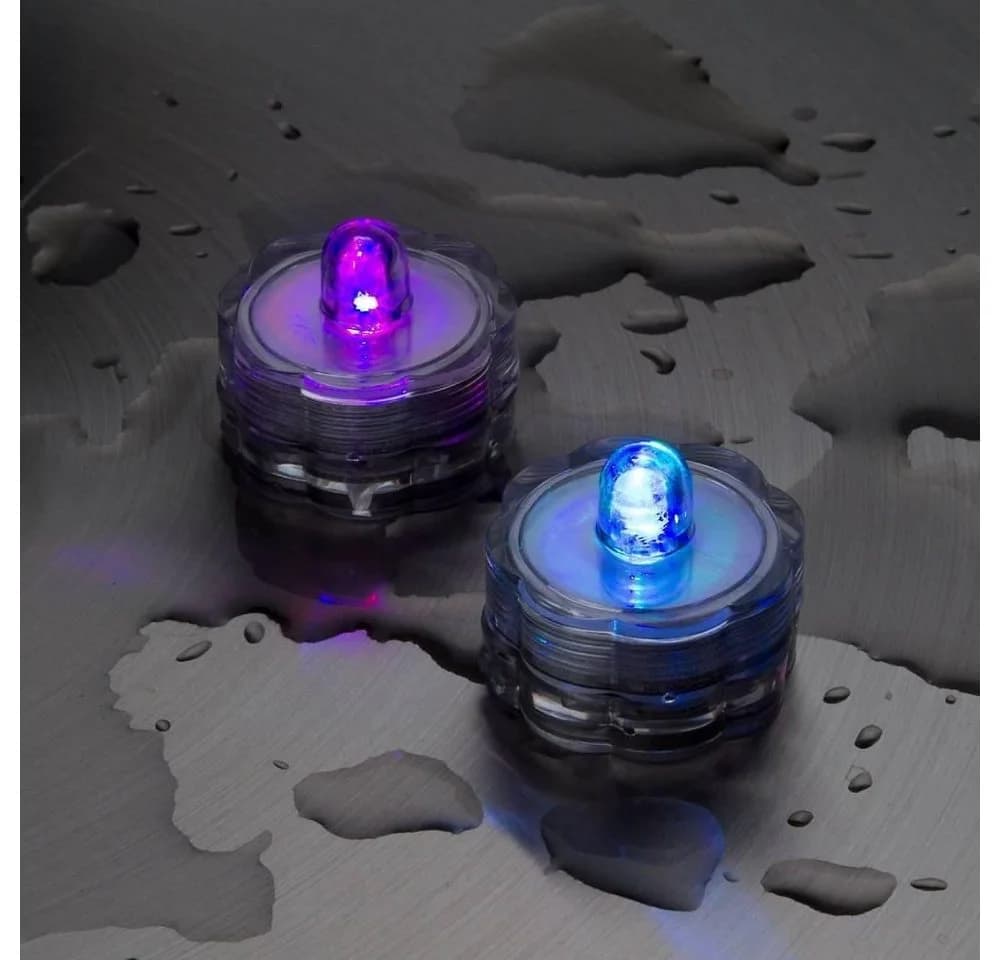 XMAS KING LED-Teelicht 2er Set RGB Farbwechsel Wasserdicht - Bild 4