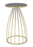 Natur24 Beistelltisch Flush Schwarz Gold Modern Bild 1