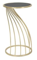 Natur24 Beistelltisch Flush Schwarz Gold Modern Bild 3